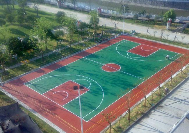 江阴塑胶篮球场
